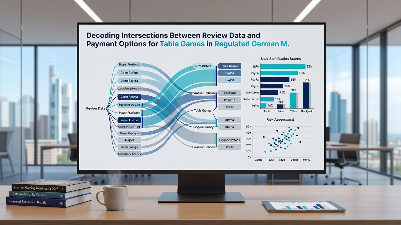 Grafische Übersicht zu Zahlungsflüssen und Bewertungstrends bei Tischspielen in mobilen deutschen Casinos