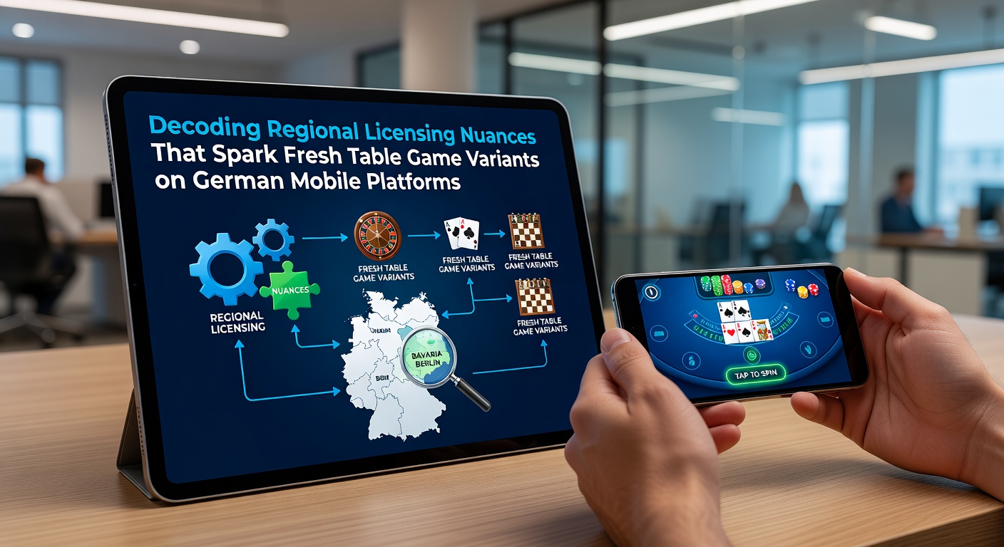 Regionale Lizenzunterschiede fördern Innovationen bei Tischspielen auf mobilen Plattformen in Deutschland