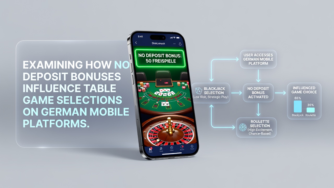 Analyse der Auswirkungen von No-Deposit-Boni auf Tischspiele in mobilen Casinos
