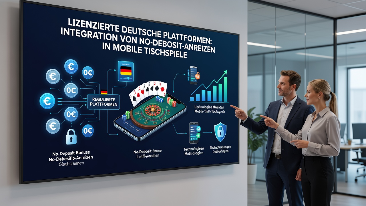Mobile Tischspiele mit No-Deposit-Boni auf lizenzierten deutschen Plattformen