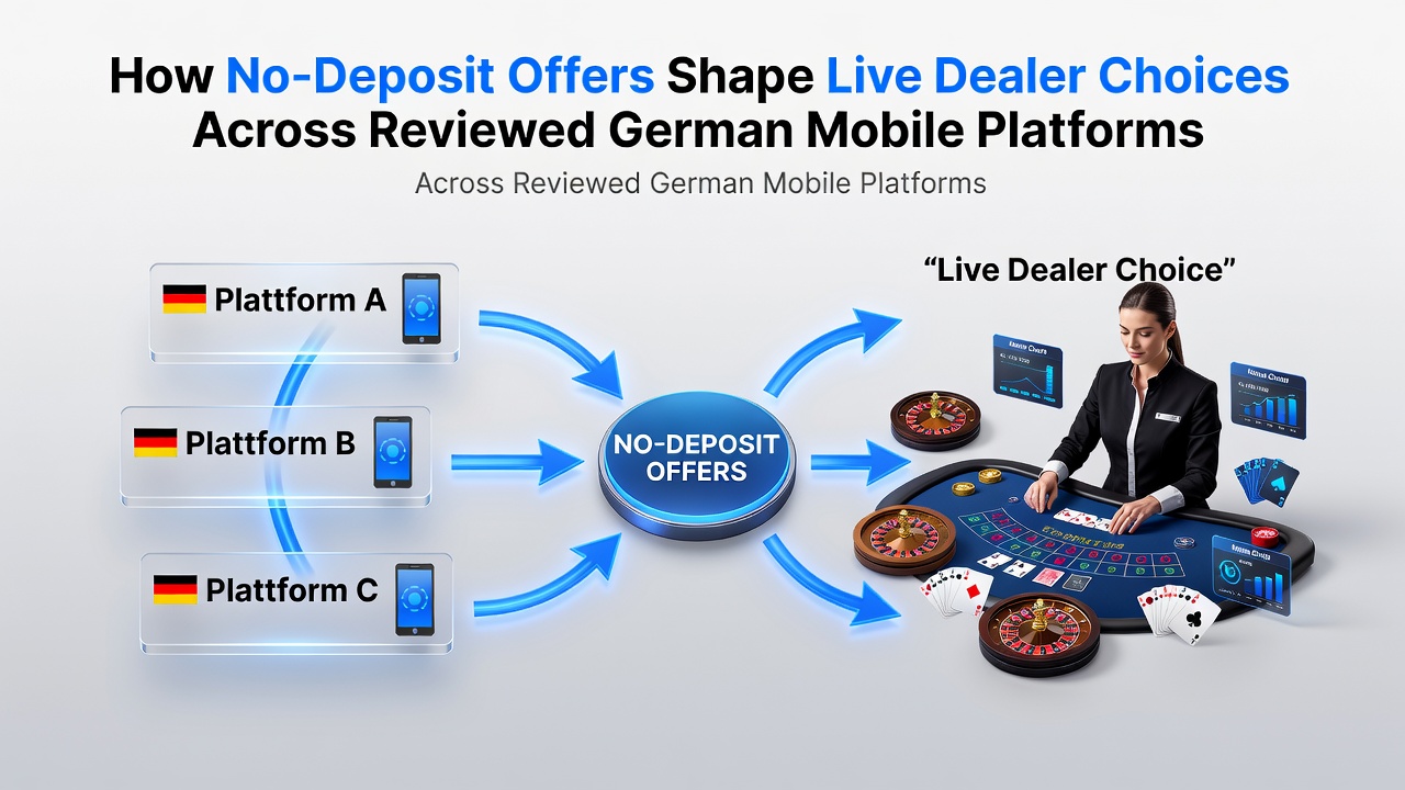 Übersicht über No-Deposit-Angebote und ihre Rolle bei der Auswahl von Live-Dealer-Spielen auf mobilen Plattformen in Deutschland