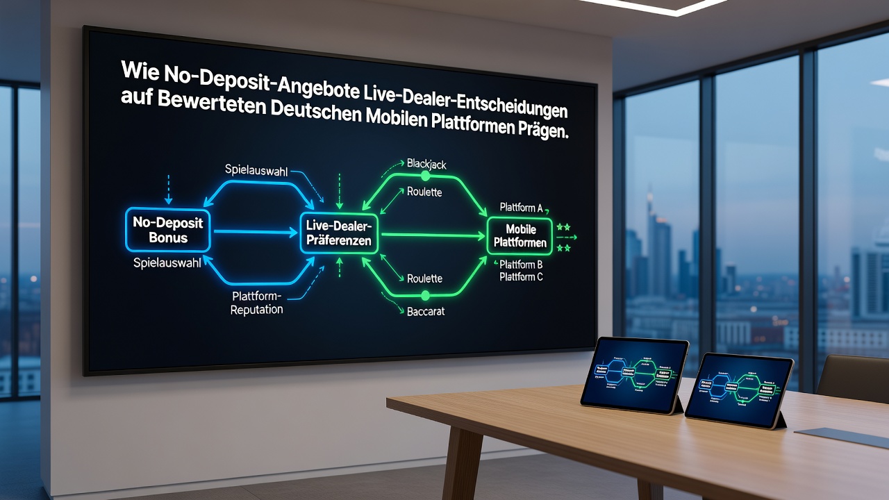 Mobile Live-Dealer-Schnittstellen und Integration von No-Deposit-Boni auf deutschen Plattformen