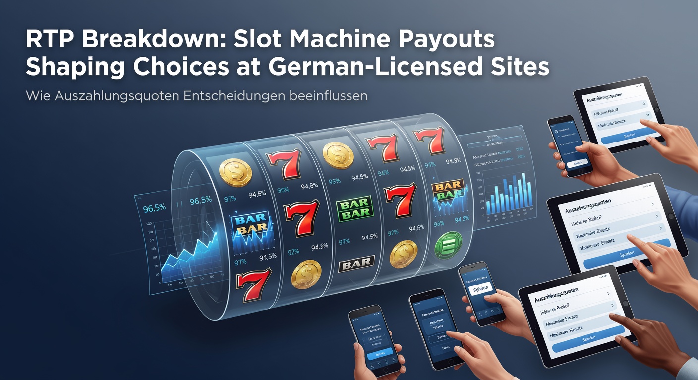 Grafik mit RTP-Werten verschiedener Slot-Spiele auf einem Bildschirm, die die langfristigen Auszahlungsraten vergleichen